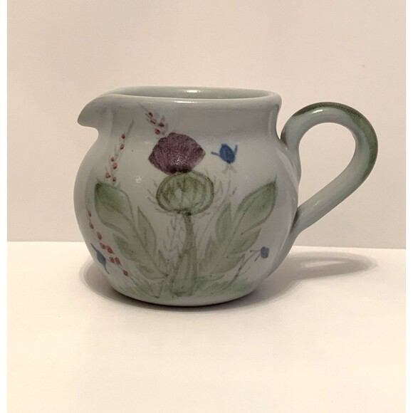 Buchan Portobello Scotland Stoneware Creamer Pitcher Thistle Design - Picture 2 of 11
